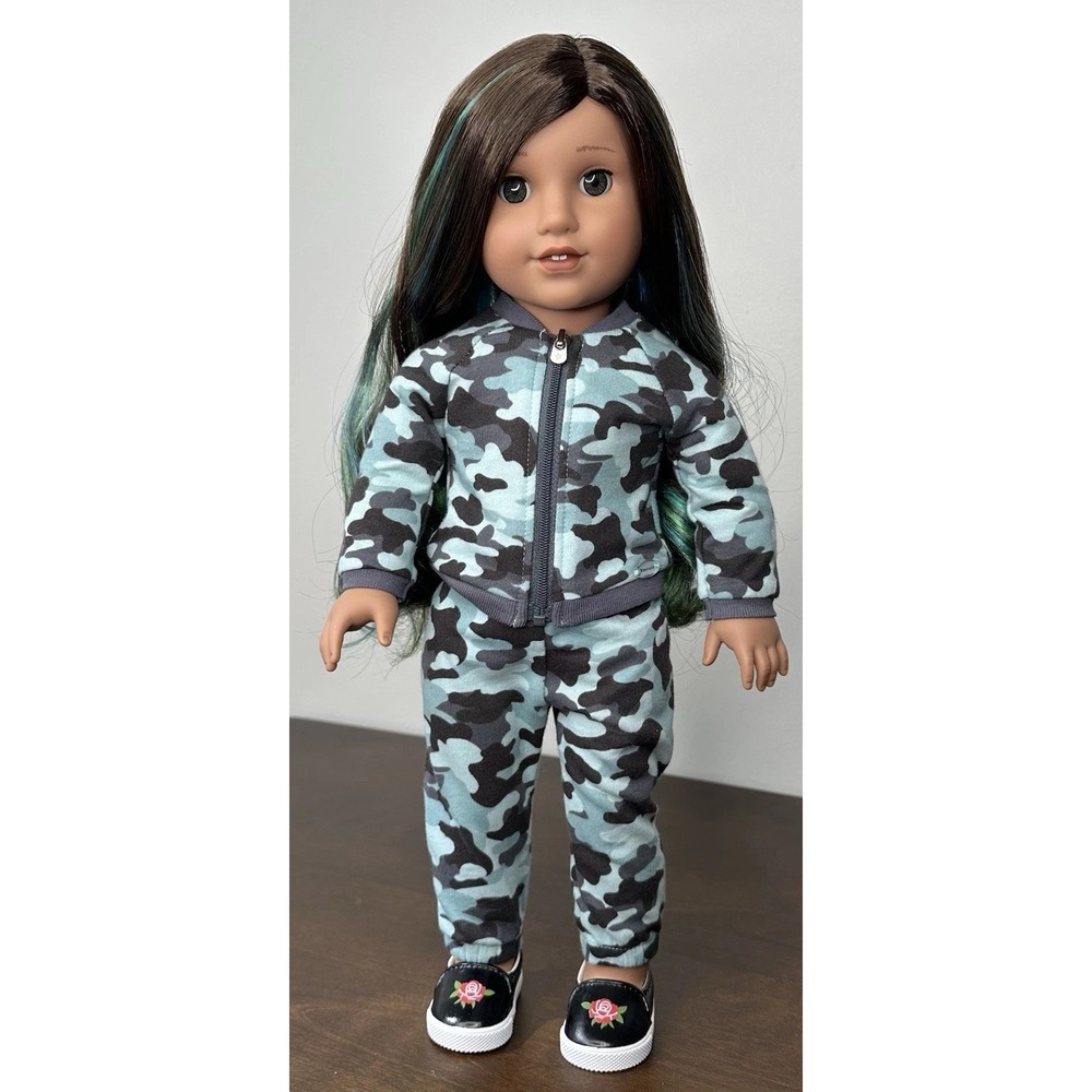 American Girl Truly Me 89 Doll Street Chic Blue Green Brown Hair Hazel Eyes 18in